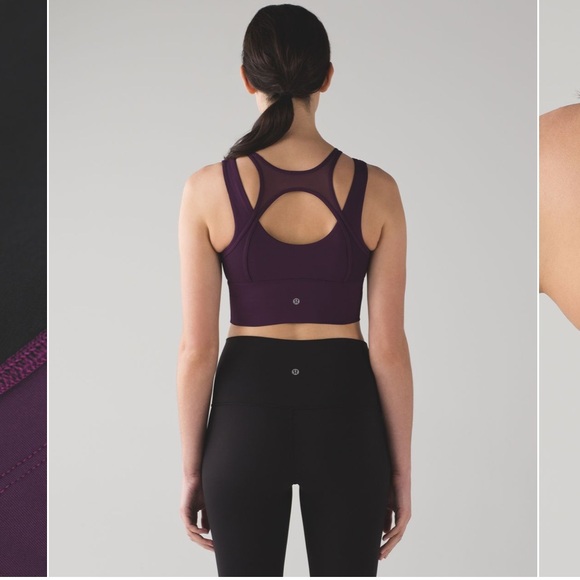 Lululemon Darkest Magenta Double Tap Bra II - Picture 4 of 10